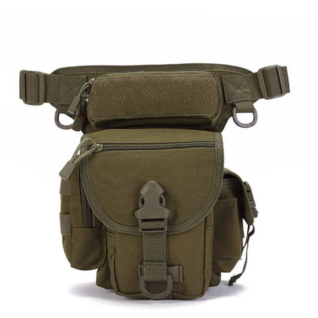 custom Water Bottle Fishing Tool Pouch Pouch Fishing Hip Thigh fannyPack Leg Hanging Bag Drop Tactical bum belt Waist Bag men