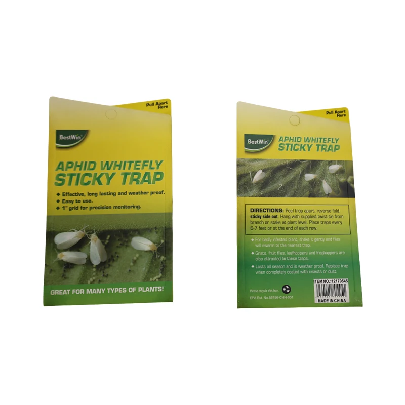 Best Selling Strong Flies Traps Bugs Sticky Board Catching Aphid Insects Killer sticky fly trap