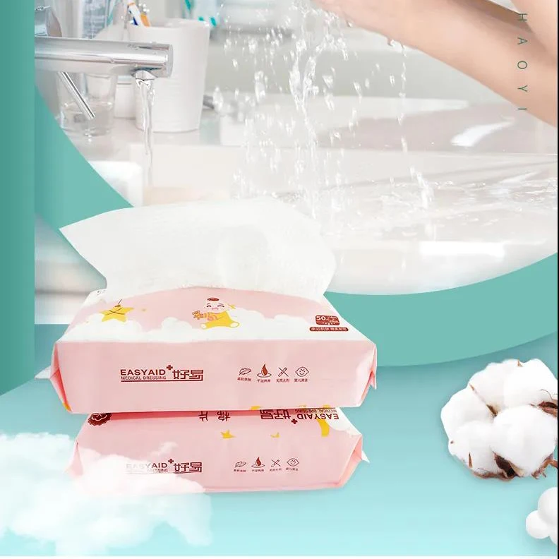 
ISO13485 Soft and comfortable wholesale spunlace non woven cleaning cotton face wet wipes custom 