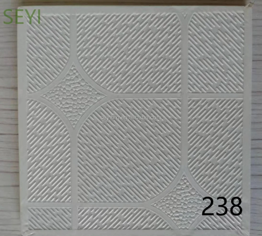 Wholesale price PVC gypsum ceiling board lightweight ceiling board decorative gypsum board