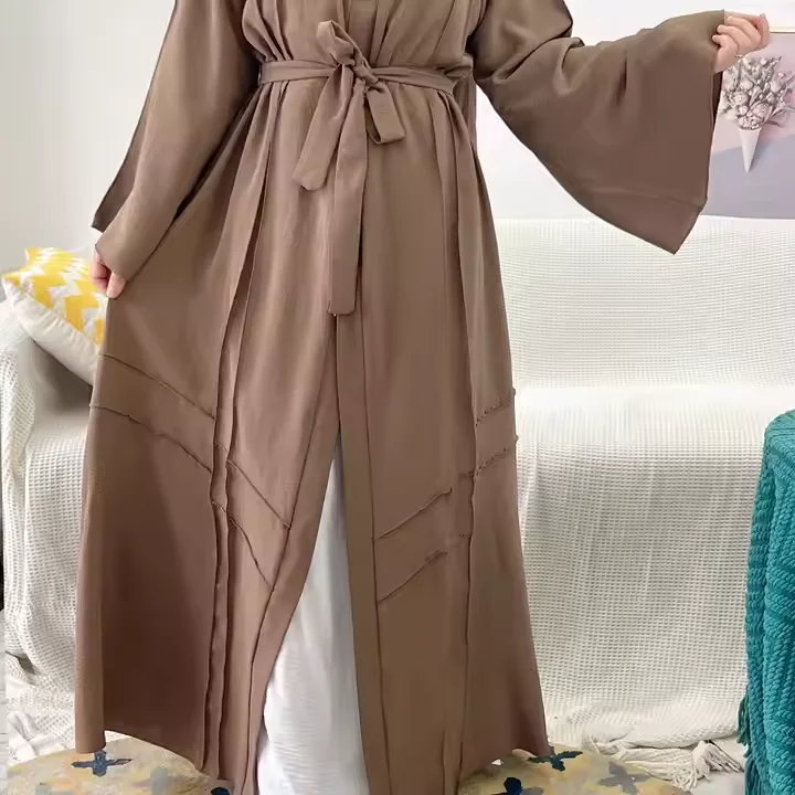 2024 US Dubai Muslim Dresses Kaftans Abaya Women Arab Islamic Clothing EID Dress Fancy Islamic Clothing