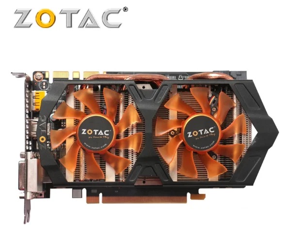 Original ZOTAC Graphics Cards GeForce GTX 660 2GD5 2GB Thunder Edition PD GPU 192Bit GDDR5 Video Card Map GTX660 2GD5 GK106