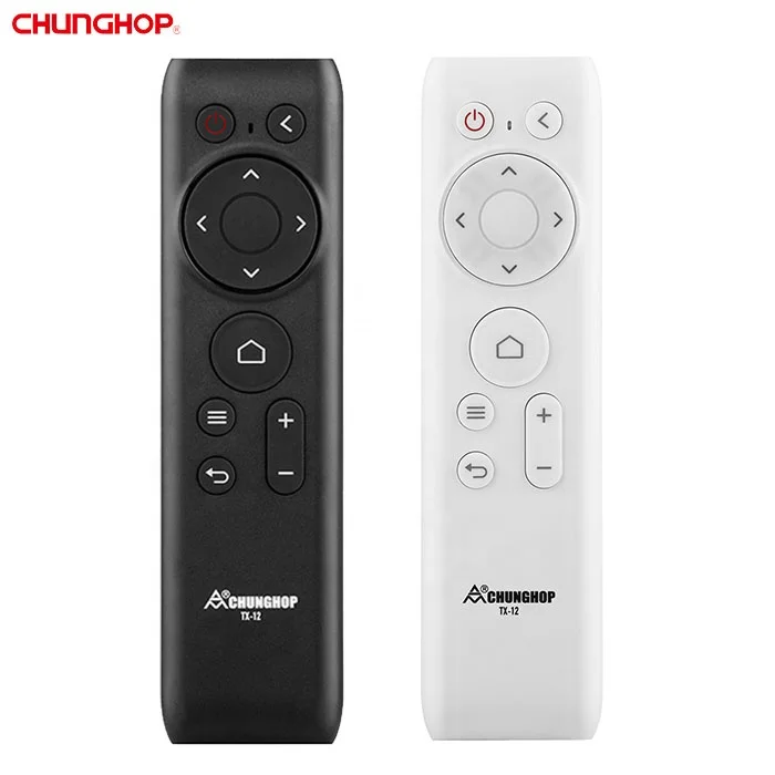remote supplier chunghop TX-12 customized logo universal android TV remote control