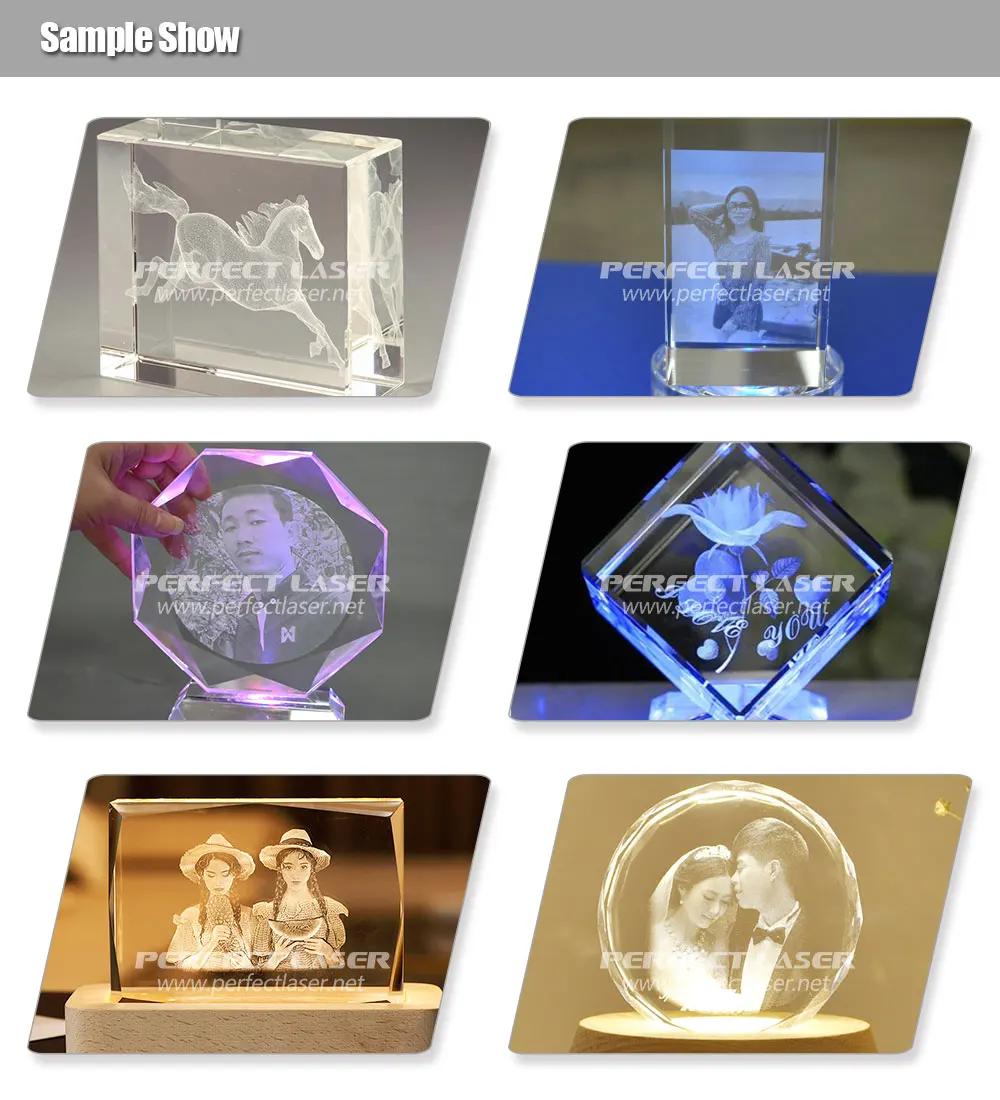 Perfect Laser Cheap Price 3d Glass Laser Engraving Machine