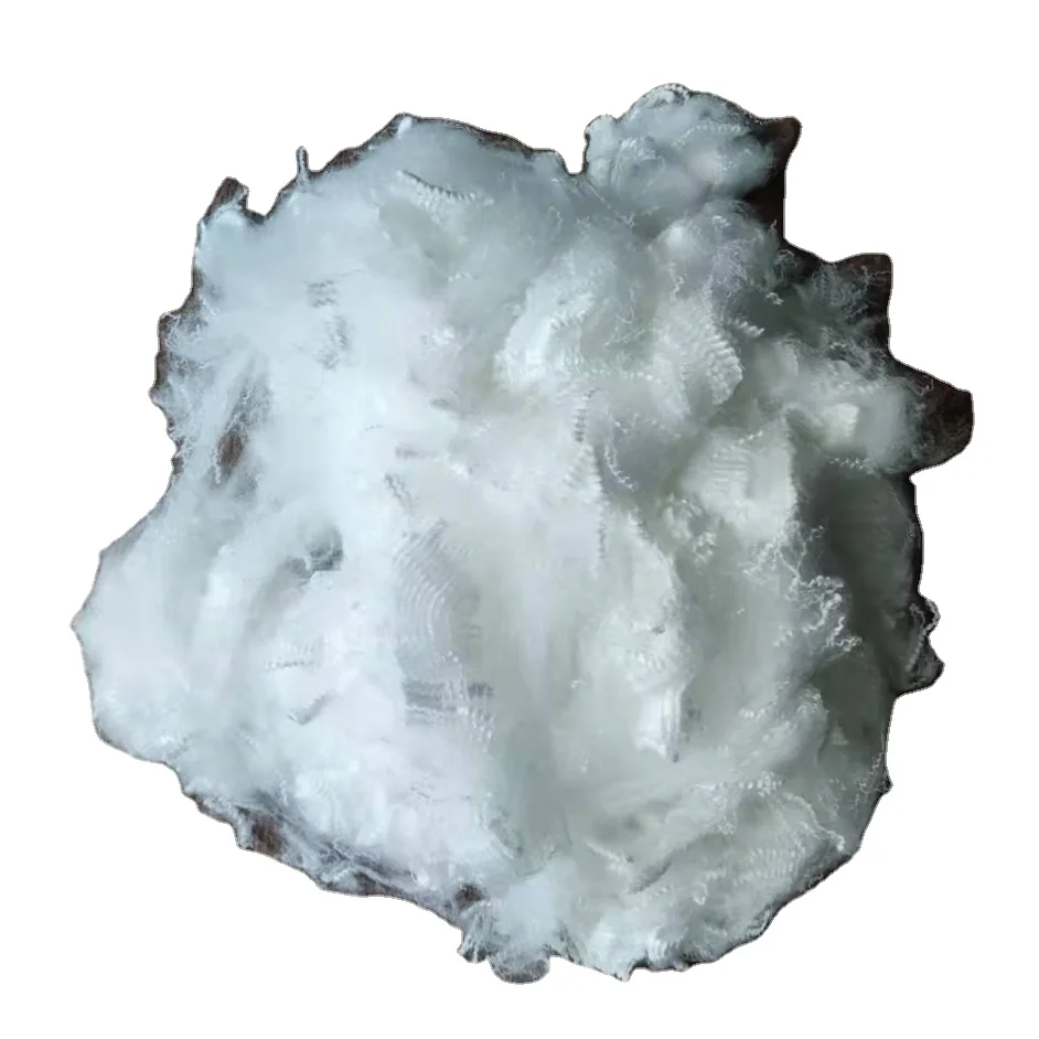 Шелковое штапельное волокно Helex из вискозы белого цвета по лучшей цене от китайского производителя