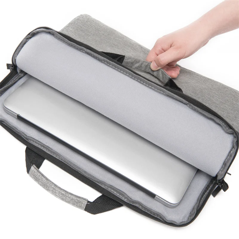 Classic Custom 15 Inch Portable Waterproof Laptop Bag for Men Women Computer Briefcase Sling Bag