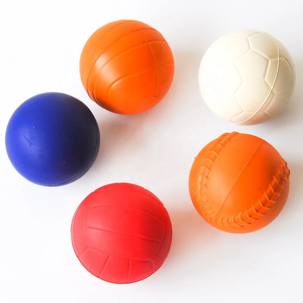 Indestructible Tough Strong Dog Ball, , 100% Non-Toxic Chew Toy, Natural Rubber Baseball-Sized Bouncy Dog Ball