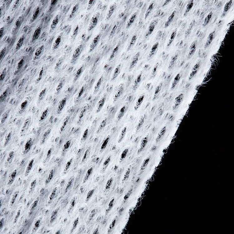 KINGSAFE FSC GMPC CE ISO13485 BSCI BIODEG Roll Wipes Non Woven Embossed Spunlace Nonwoven Fabric