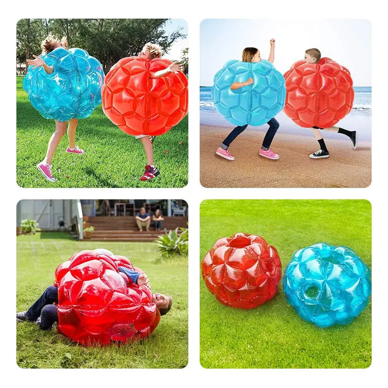 Inflatable Body Zorb Ball Suit Wearable Bumper Bubble Body Ball for Adults kids outdoor toy