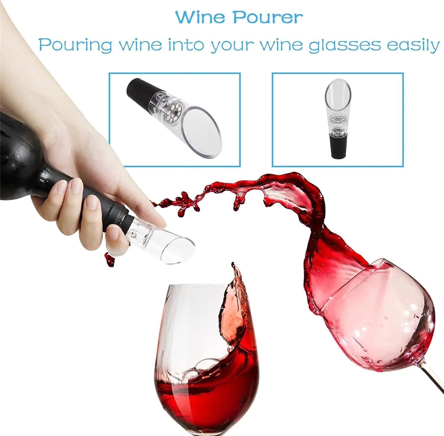 Customised Portable Black Automatic Usb Charging Automatic Electric Wine Bottle Opener Set