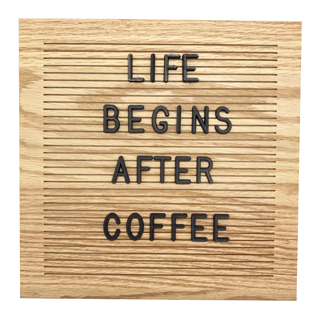 Home Decor Wall Signs Solid Oak Letter Board