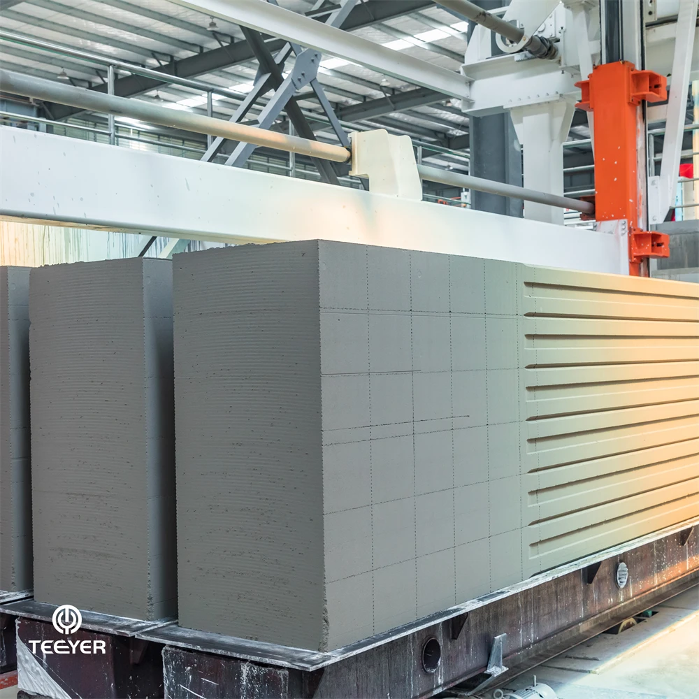 200000m3 per year automatic block production line Iraq