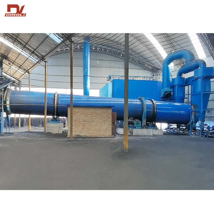 Large Capacity Drum Dryer for Mineral Powder, Sand, White Mud, Kaolin, Bauxite, Soil Drying Machine
