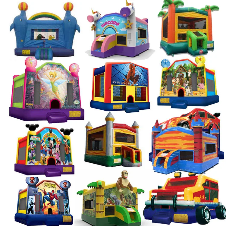 Heavy Duty Inflatable Trolley Skid Loader Bouncy Jumping In Rands House 2 1 Bounce Castle
