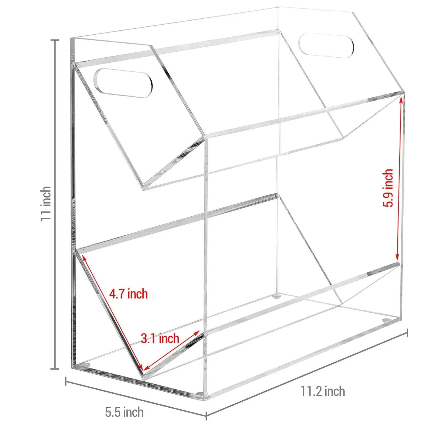 Custom Clear Acrylic Cassette Tape Holder Desk Tape Cassette Organizer Shelf Retro Audio Tape Storage Racks