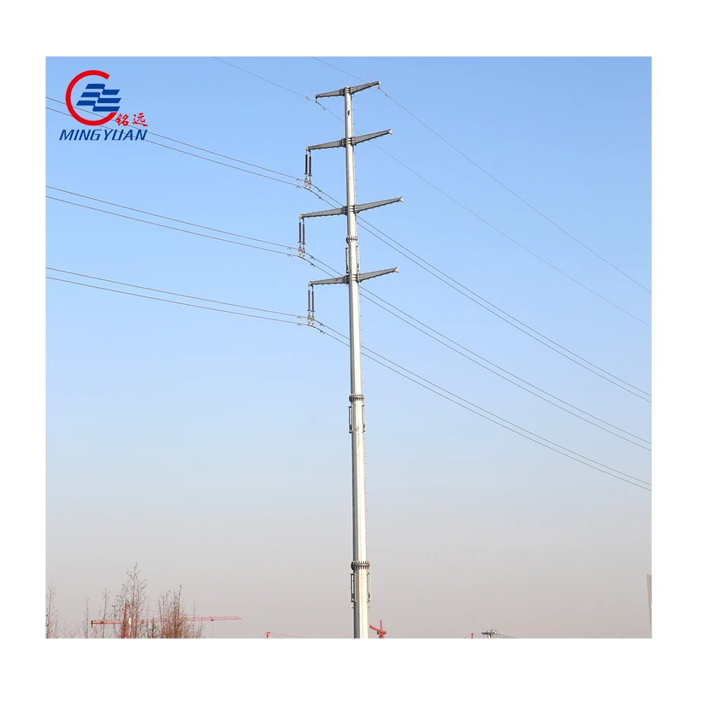 25ft 30ft 40ft Electric Power Pole Suppliers Utility Poles for Sale