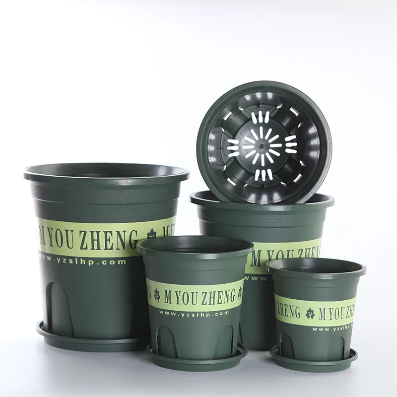 The second generation thickened root-controlled flower and vegetable green radish pot Qingshan rose flower pot