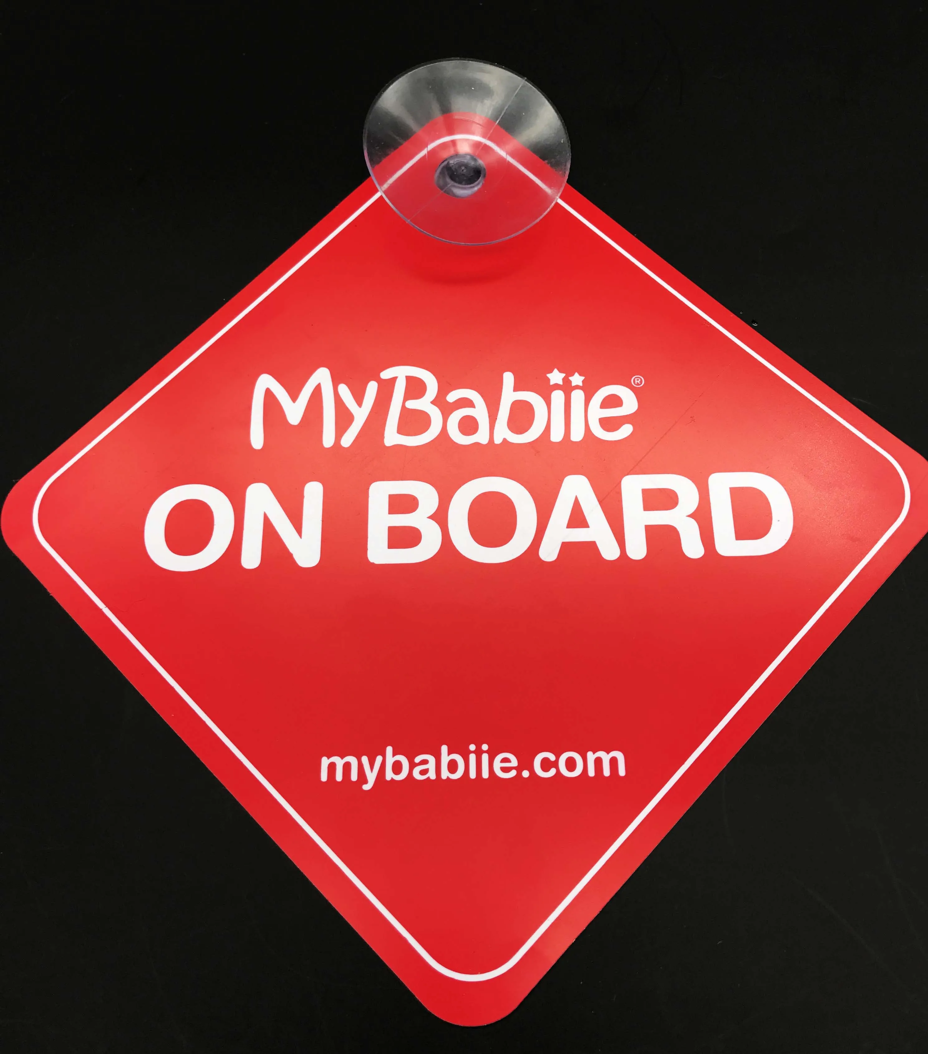 High Quality PVC Car Window Sign with Suction Cup