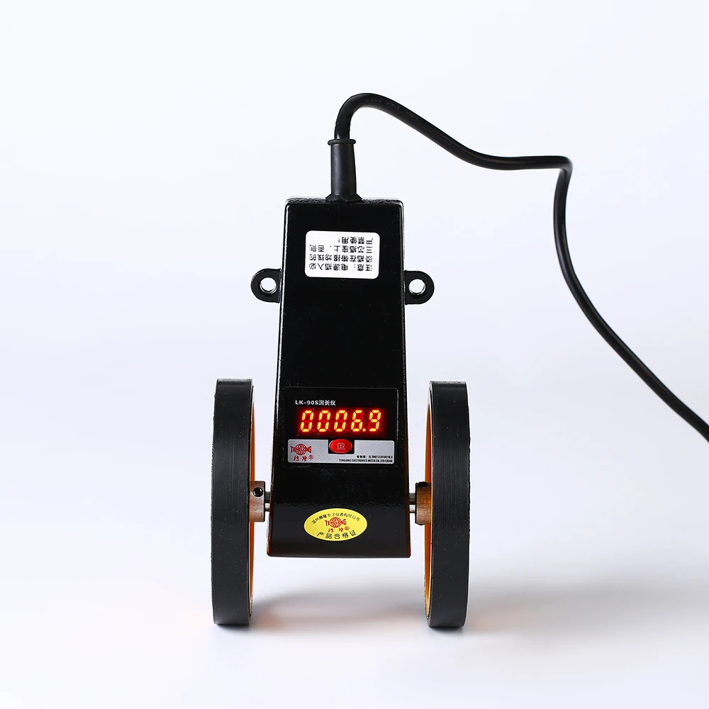 China warehouse 5 digits LED fabric cable length measuring meter counter