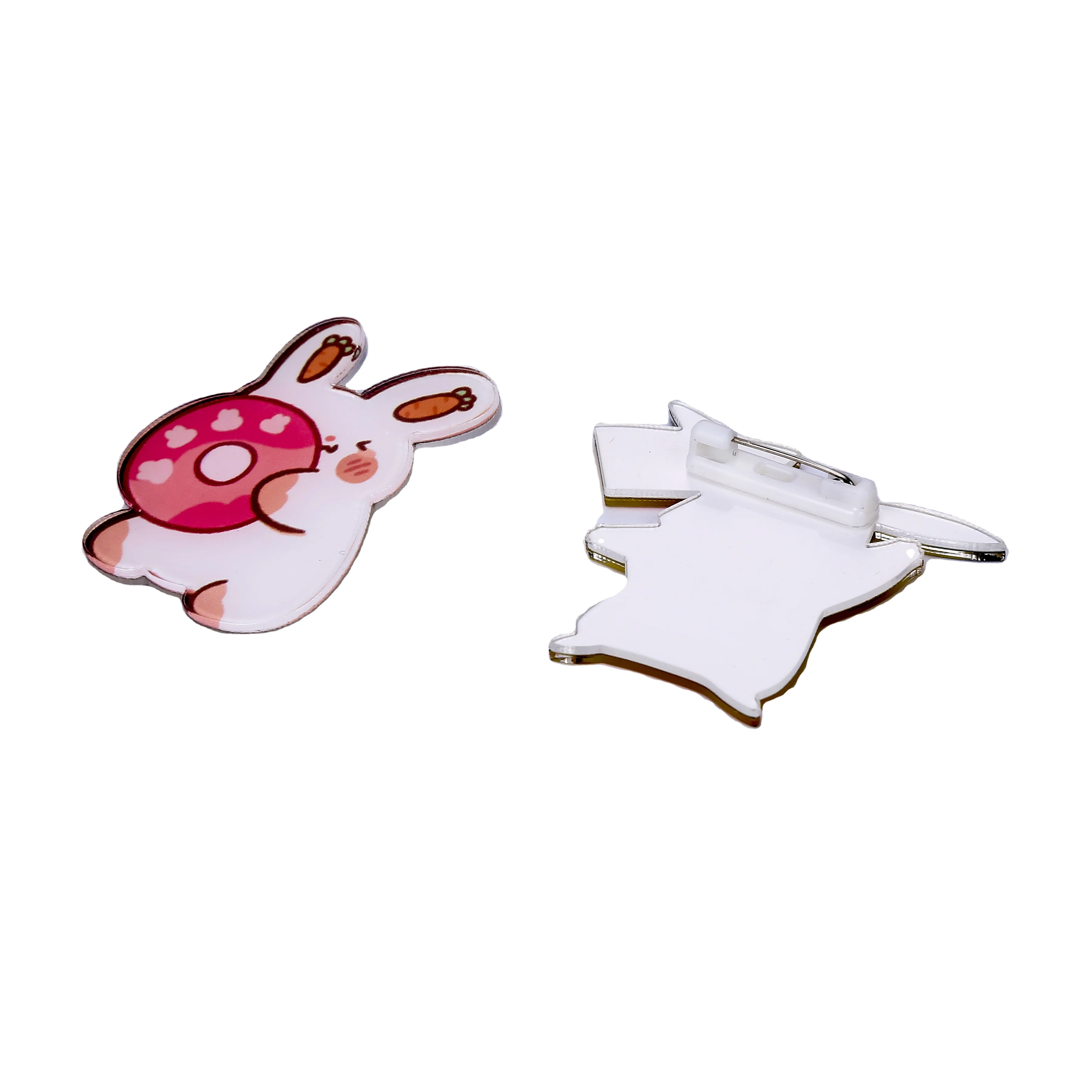 
Garment accessories acrylic pin badge,custom acrylic badge 