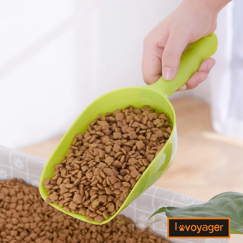 Wholesale Plastic Pet Dog food scoop Cat Food Feeder Little Measure Spoon