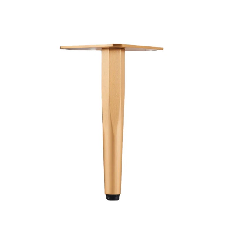 Modern Luxury Manufacturer Golden Cone Sofa Leg Adjustable Gold Metal Furniture Sofa Legs