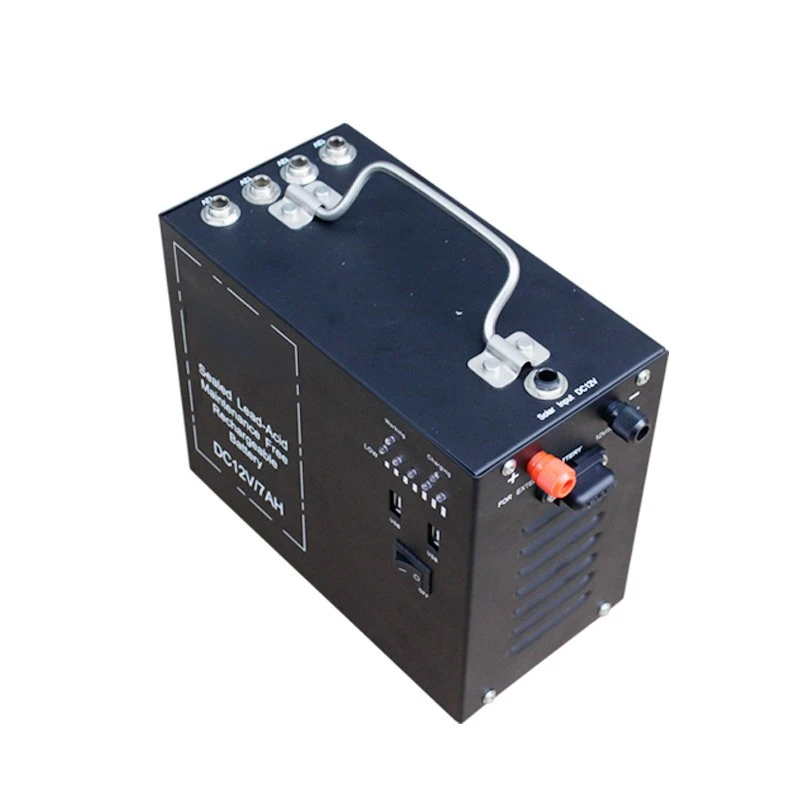 15W portable Solar Panel charger 12V 7AH Polycrystalline Silicon Battery LED Lamps solar Kit for Outdoor Application