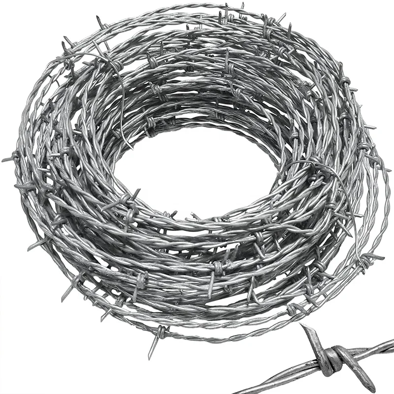 Customizable Specifications farm barb wire fence livestock galvanized barbed wire China Manufacturer