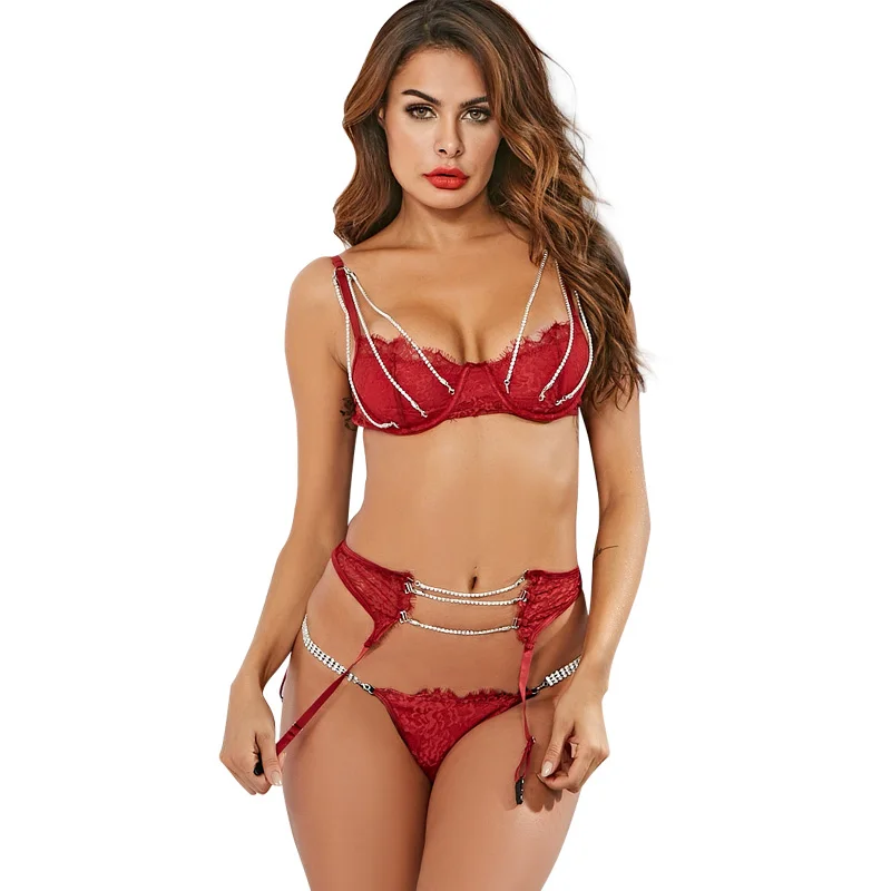 
Factory Quality Private Label Solid Color Comfortable Bodysuit Women Sexy Lingerie 