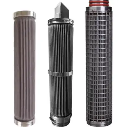 Wholesale high quality stainless steel pleated filter stainless steel candle type precision filter element