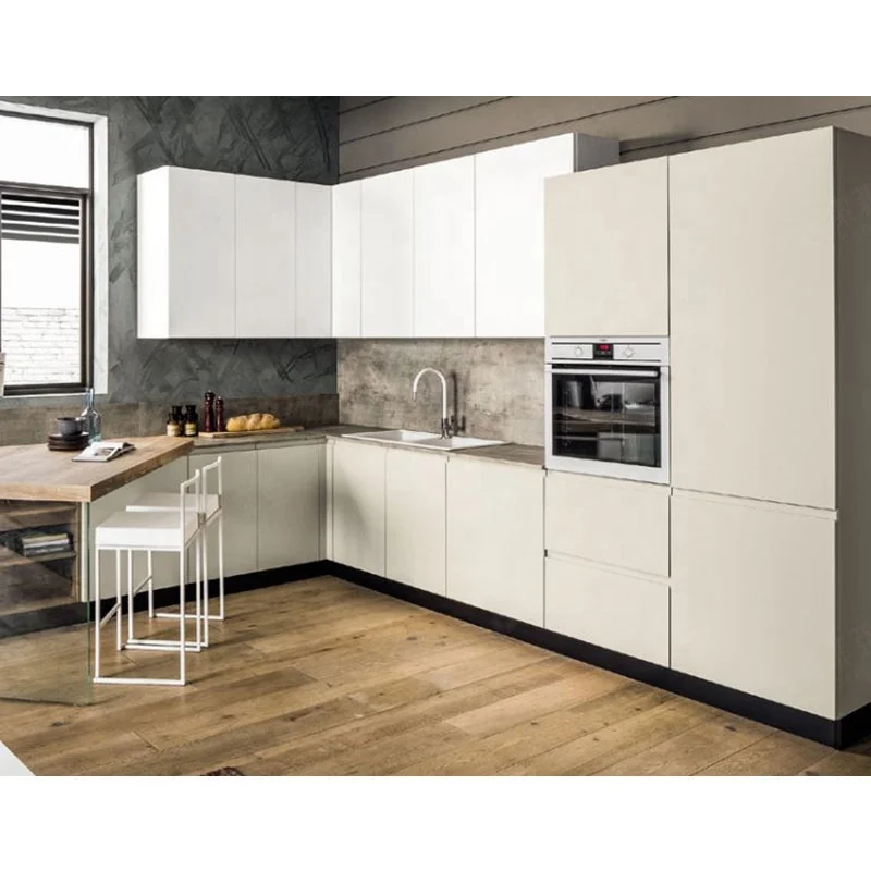 SUOFEIYA Hot Sale Kitchen Full Set Furniture Cabinet Set Frameless Carbon Fiber Bahrain Kitchen Cabinet
