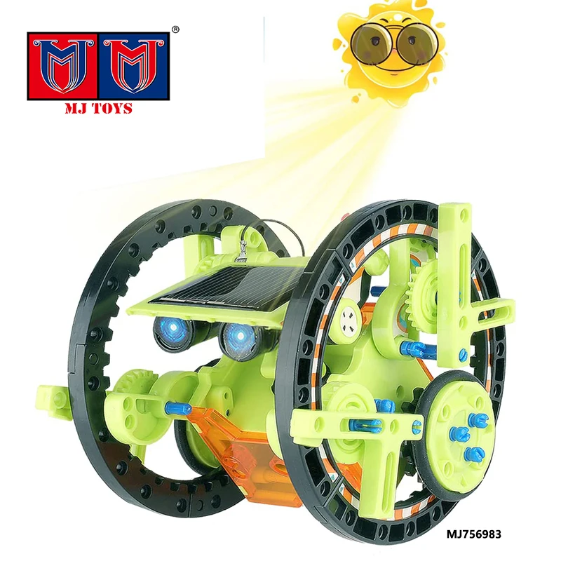 Custom STEM Educational 12 in 1 DIY Energy Self Assembled Solar Power Solar Robots Toys for Kids