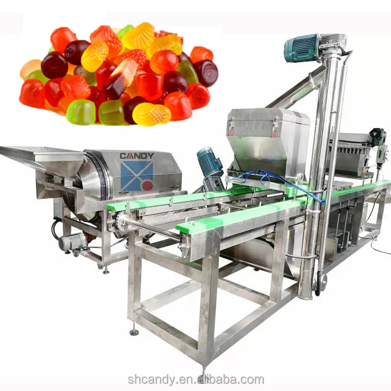 Automatic gummy candy production line making machine depositor starch mogul making machine