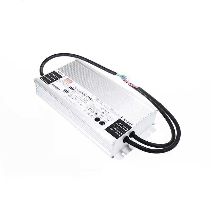 Mean well HLG-480H Series 480W 12V 15V 20V 24V 30V 36V 42V 48V 54V LED Power Supply Waterproof LED Driver For Grow Light