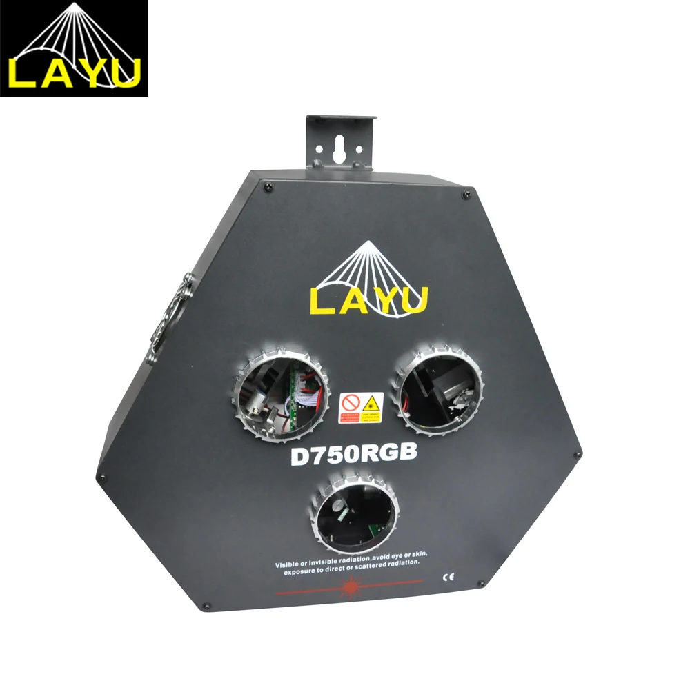 dj laser show system LAYU D750RGB 3 head christmas disco KTV party RGB laser light