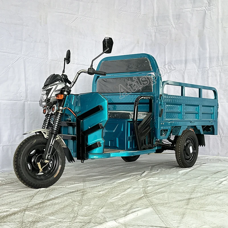 Atispon Cheap e-Trikes 3 Wheel Electric Trike Motorcycle Trimoto Vehicles Rickshaw With Canopy Adult