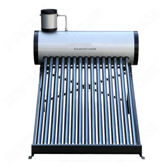 Non-pressurized 100l solar water heater with vacuum glass tubes for 2-3 people