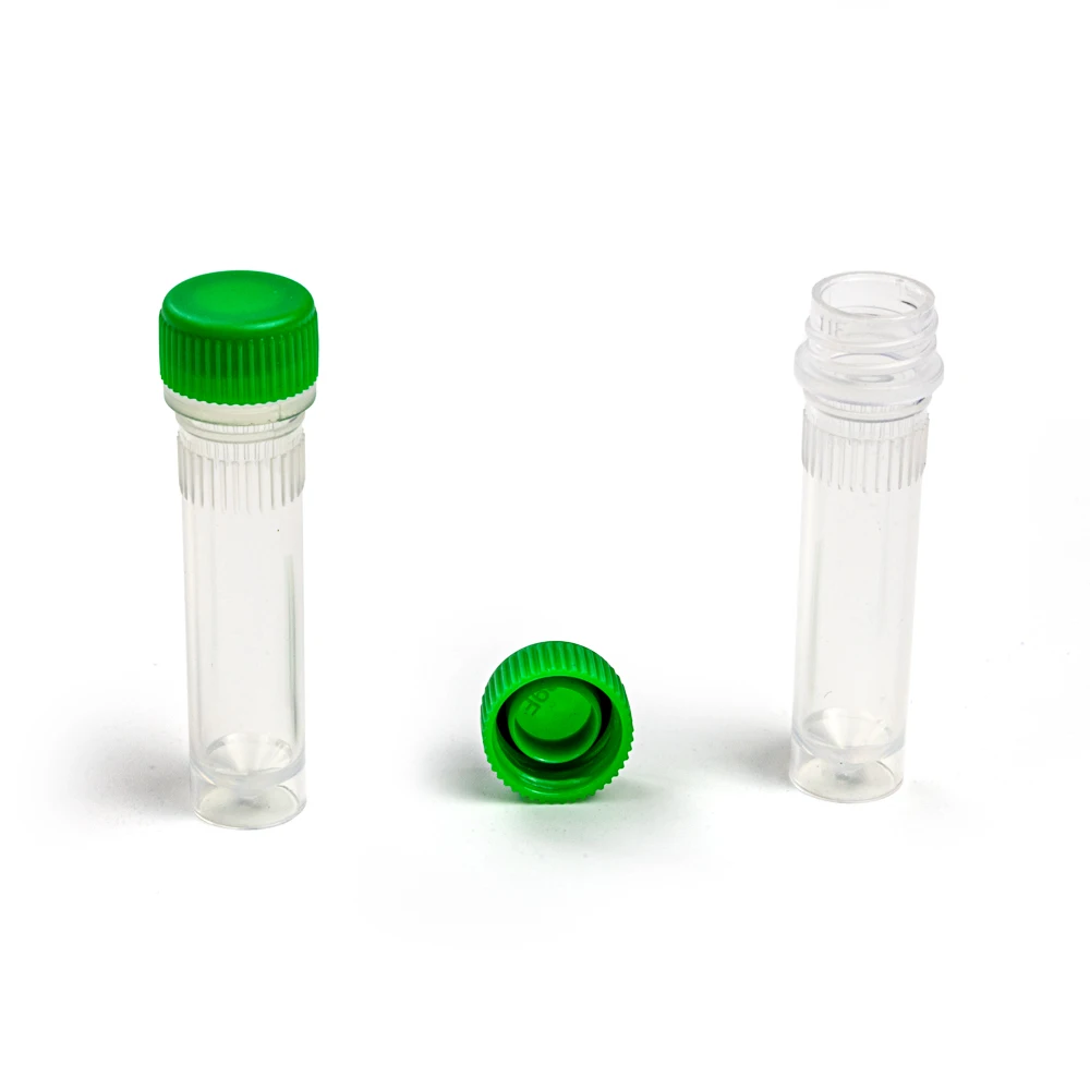 Lab Disposable Plastic Self-standing Storage Vial Freezing Cryo Tube/cryvial Tube