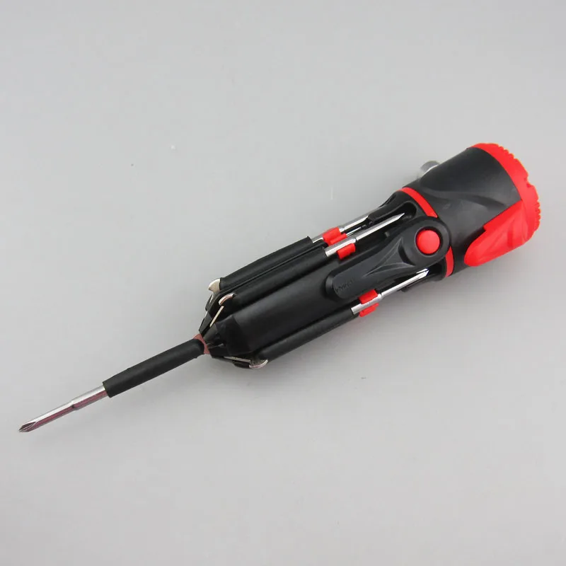 multi vehicle emergency tool with screwdriver set  emergency  hammer crusher torch  safety belt cutter for car insurance  gift