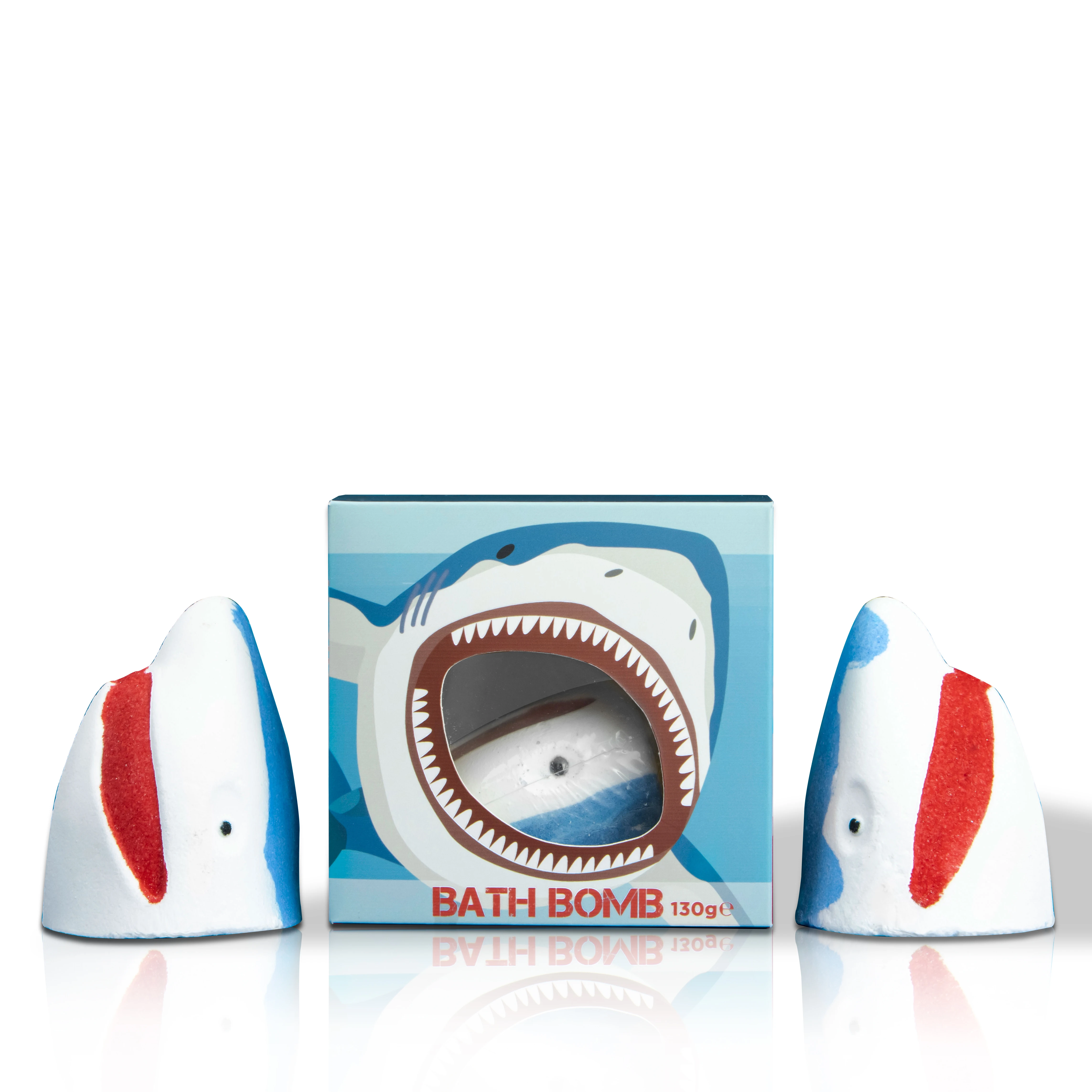 High quality factory custom bath salt 130g bath fizzies shark bath supplier