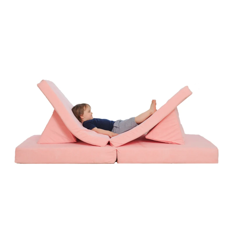 2022 new design modern sponge foldable interactivity foam living room kid play couch configurable play couch
