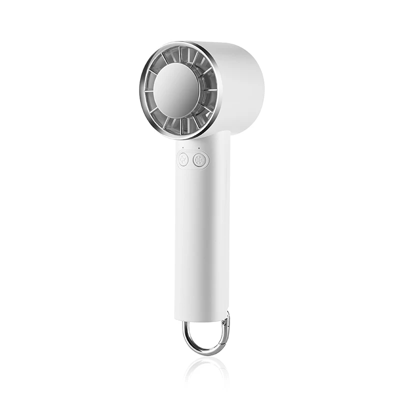 High Quality Cold Compress Air Cooling Fan Usb Charging 3 Speed Small Air Conditioning Fan Handheld Desk Fan With Hanging Buckle