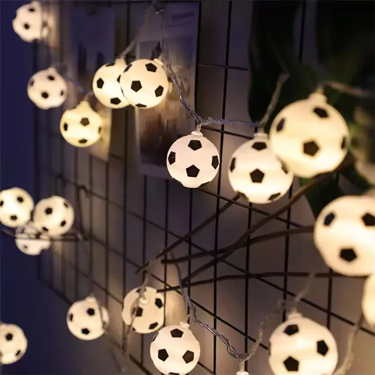 Waterproof Outdoor Home 3M LED Football String Lights Christmas Party Wedding Holiday Decoration Garland Light
