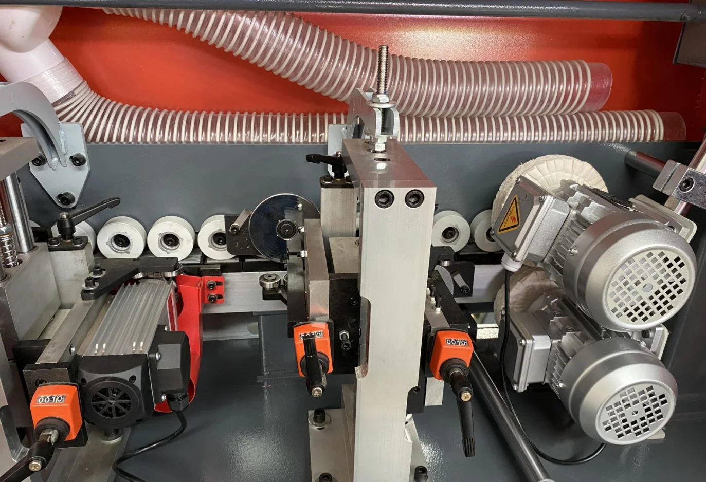 WOODPRO F205 automatic edge banding machinery woodworking mdf board wood furniture pvc edge banding machine