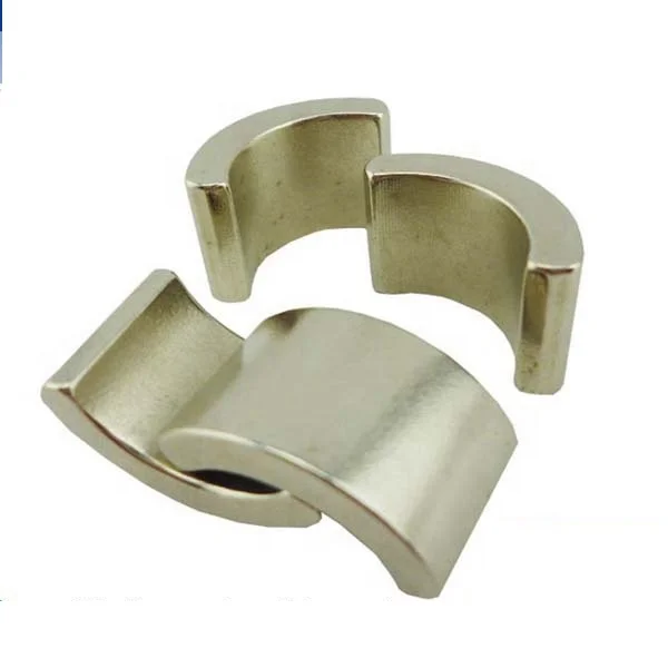 Custom Super Strong Neodymium Magnet Sectored Arc Segment Magnets For Sale