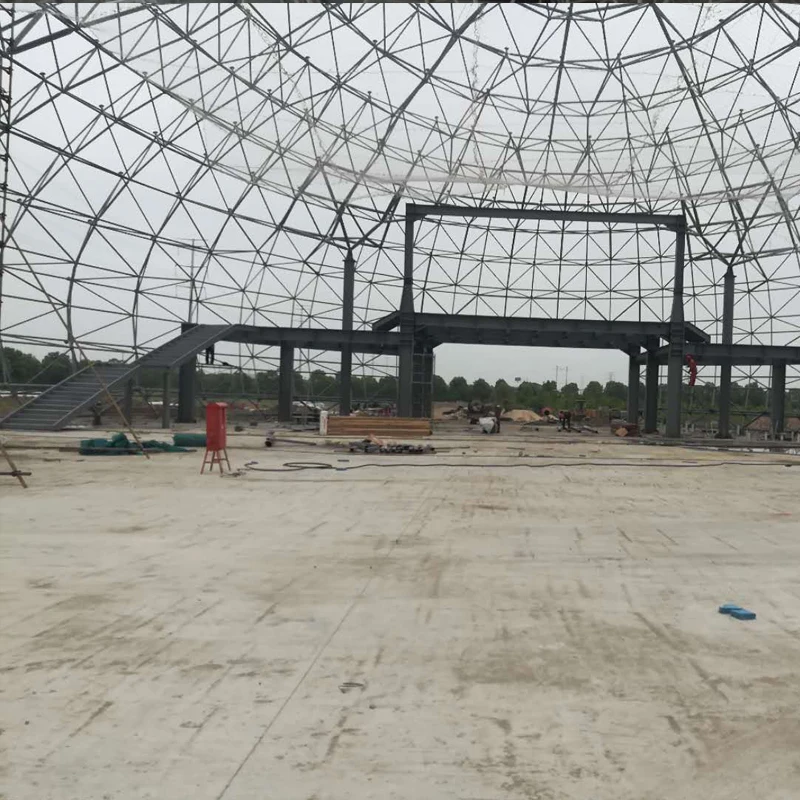 Стальная ферма с космической рамой, стальная конструкция для футбольного стадиона/стальная кровельная конструкция для стадиона