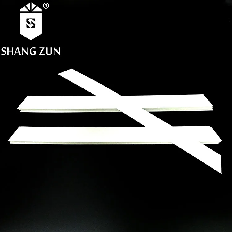 Wholesales paper cardboard  white shirt collar band for shirt Custom high quality shirt collar band for mens accessories