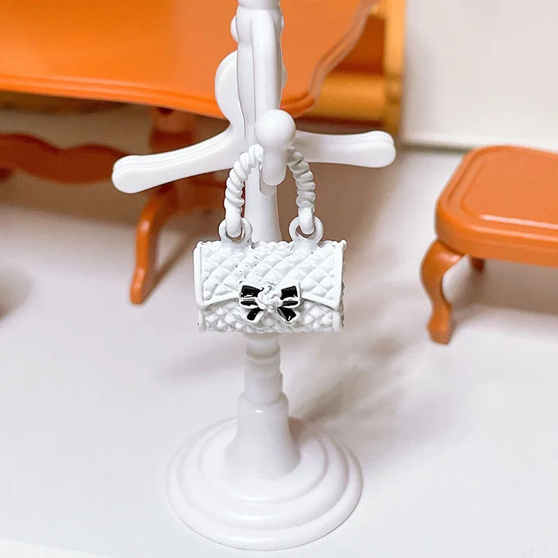 1:12 Dollhouse Miniature Decor Dollhouse Accessories Fashion Handbag Messenger Bag Carrying Bag Miniature Model