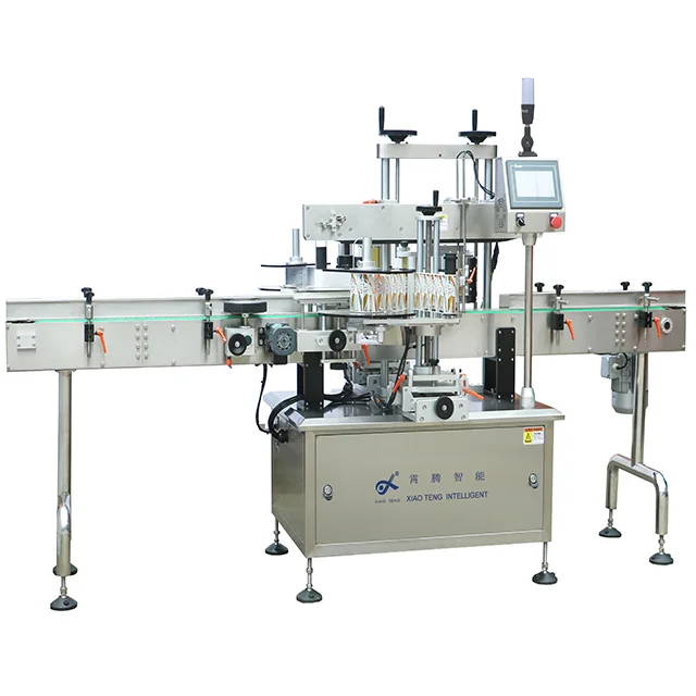 High speed XT-3510 automatic double side cosmetic labeling machine