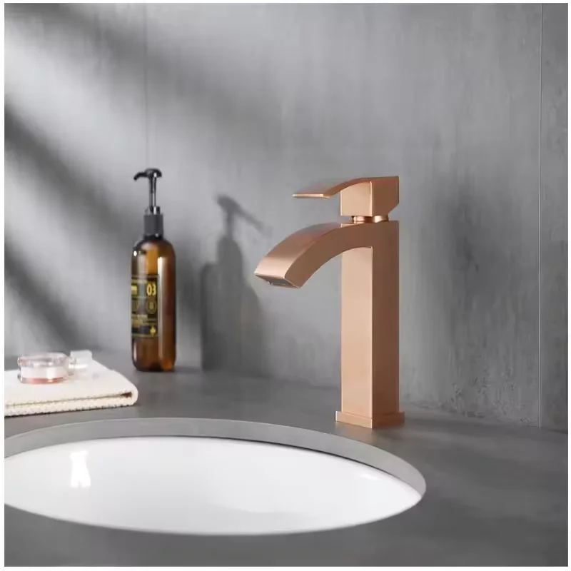 AMAXO Bathroom High Quality Sink Faucet Single Handle Solid Brass Basin Faucet Bath Mixer Sink Faucet